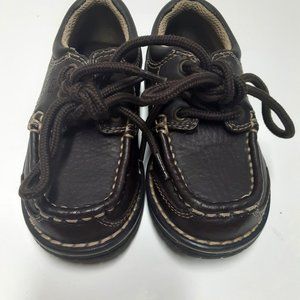 Tommy Hilfiger Boys Size 7M‎ Marshal Brown Lace Up Dress Shoes